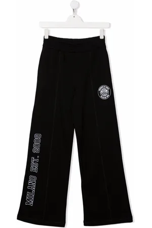 Msgm Pantalones de chándal anchos con logo