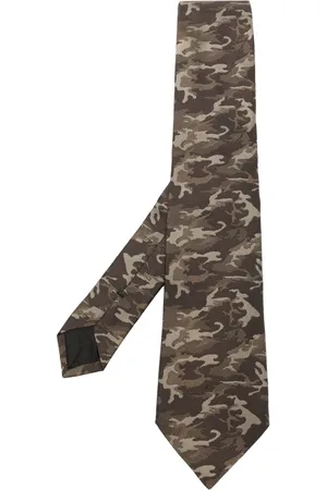 Givenchy Corbata con motivo militar