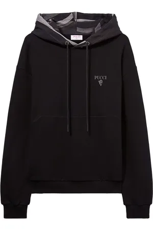 Puccini Sudadera con capucha y estampado Marmo