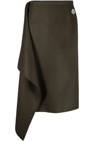 Moncler Falda midi cruzada