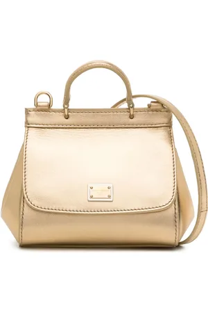 Dolce & Gabbana Bolso de hombro con placa del logo