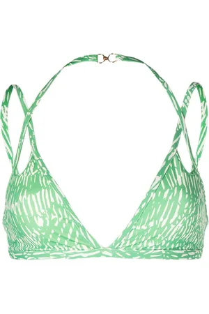 Simkhai Top de bikini con abertura