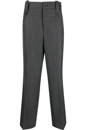 PAURA Pantalones rectos a rayas