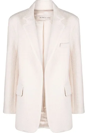 BLANCA Blazer con acabado texturizado