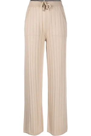 LORENA ANTONIAZZI Pantalones rectos de canalé