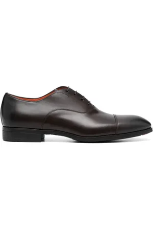 santoni Zapatos con puntera de almendra y cordones