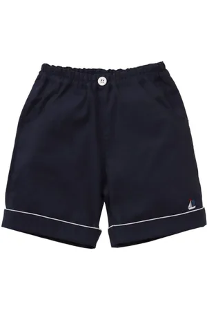 Familiar Pantalones cortos con ribete en contraste
