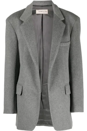 BLANCA Blazer con solapas de muesca