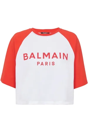 Balmain Camiseta con logo estampado