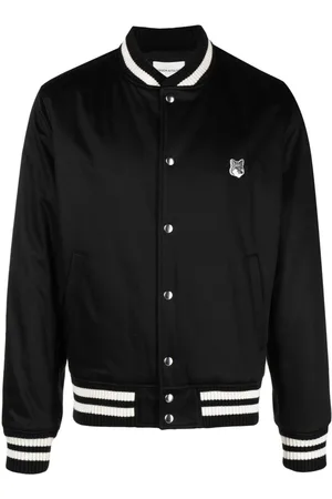 Maison Kitsuné Chaqueta bomber con parche Fox