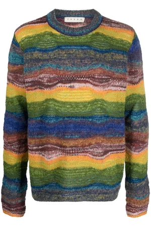 PAURA Jersey en intarsia con ribete de canalé