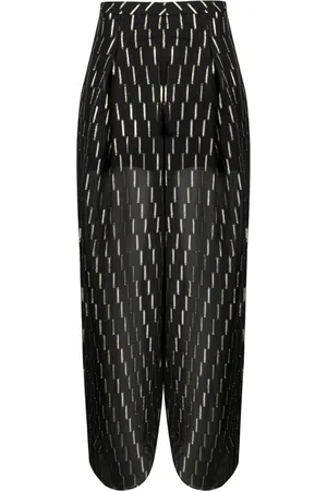 Armani Exchange Pantalones rectos con hilo metalizado