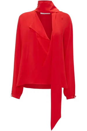 Victoria Beckham Blusa con detalle de pañuelo