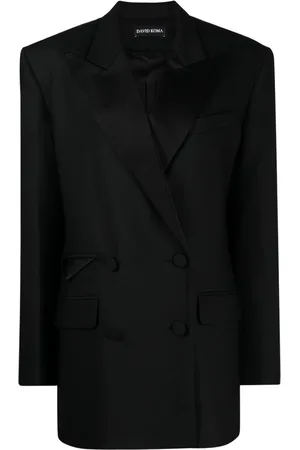 DAVID KOMA Blazer con doble botonadura