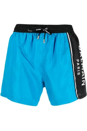 Balmain Bañador con logo estampado