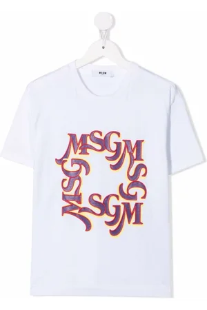 Msgm Camiseta con logo estampado