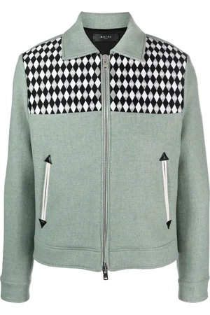 AMIRI Chaqueta worker con bordado de rombos