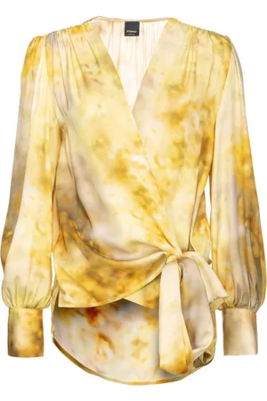 Pinko Blusa cruzada con motivo abstracto