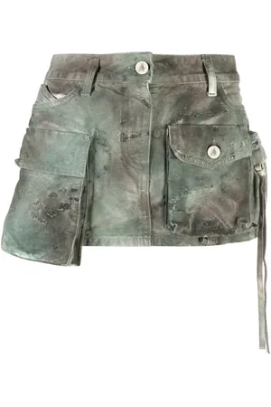 The Attico Minifalda Fay con motivo militar