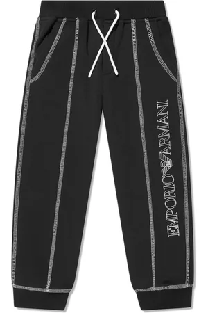 Emporio Armani Pantalones con logo bordado