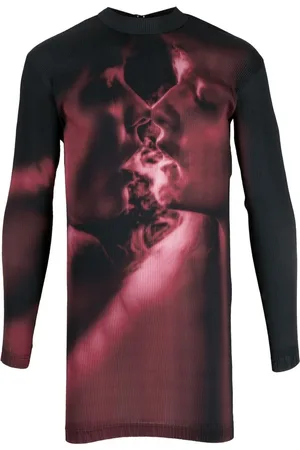 Eytys Vestido Rhye Ruby Smoke con cuello falso
