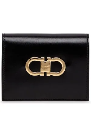 Salvatore Ferragamo Cartera con placa del logo