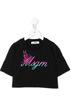 Msgm Camiseta corta con logo estampado