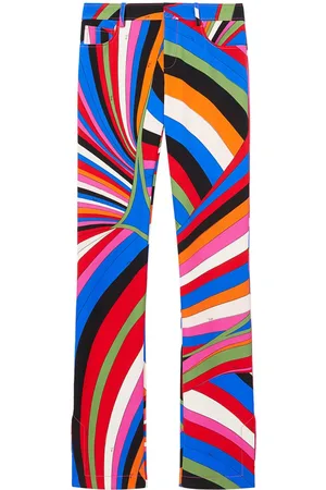Puccini Pantalones rectos con estampado Iride