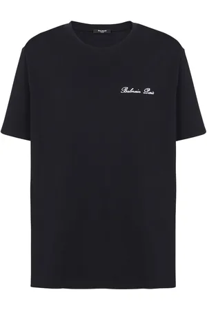 Balmain Camiseta con logo bordado