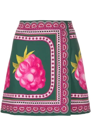 La DoubleJ Minifalda cruzada con estampado gráfico