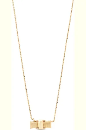 Salvatore Ferragamo Collar con colgante Vera bow