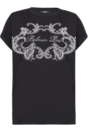 Balmain Camiseta con logo estampado