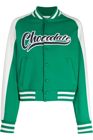 Chocoolate Chaqueta bomber varsity con logo