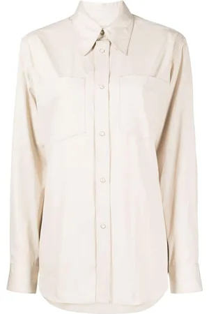 LEMAIRE Camisa con cuello de pico