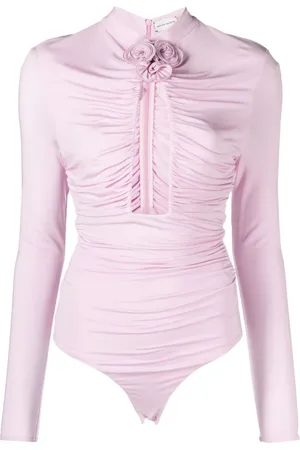 MAGDA BUTRYM Body fruncido con aberturas