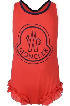 Moncler Bañador con volantes y logo