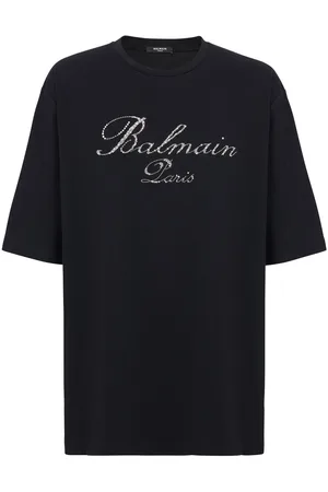 Balmain Camiseta con bordado Signature