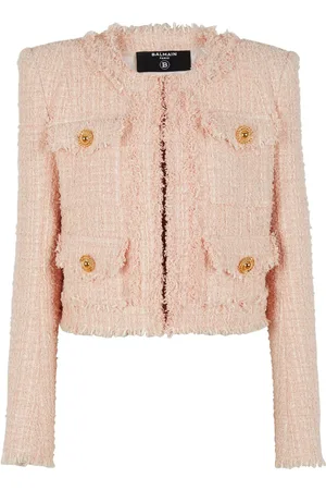Balmain Chaqueta sin cuello