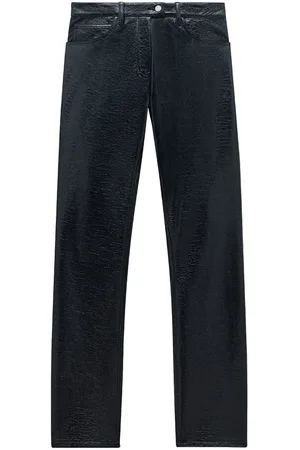 Courrèges Pantalones rectos de vinilo