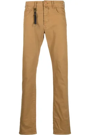 Incotex Pantalones slim de talle bajo