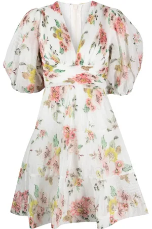 ZIMMERMANN Vestido corto con estampado floral