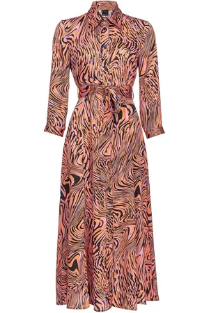 Pinko Vestido con estampado abstracto