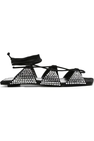 The Attico Sandalias con detalles de cristales
