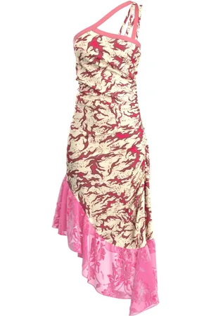 MACCAPANI Vestido Albi midi fruncido