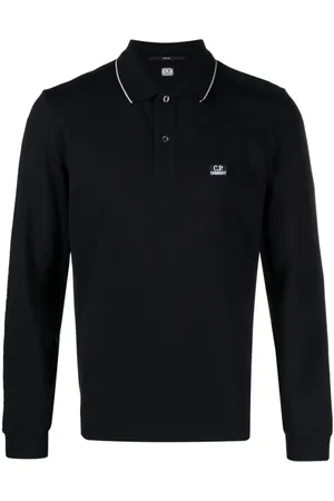 C.P. Company Polo con parche del logo