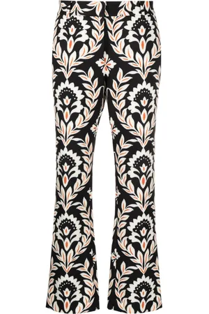 La DoubleJ Pantalones capri con estampado floral