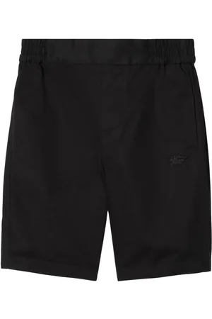 Burberry Bermudas con bordado Equestrian Knight