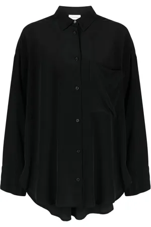 By Malene Birger Blusa de seda Derris con manga larga
