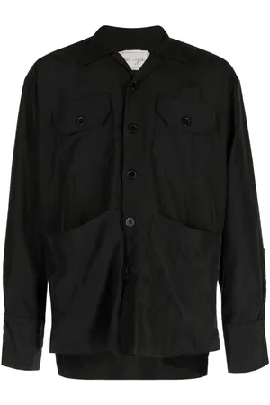 GREG LAUREN Camisa Souvenir Boxy Studio con botones