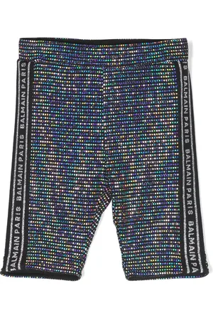 Balmain Pantalones cortos con lentejuelas